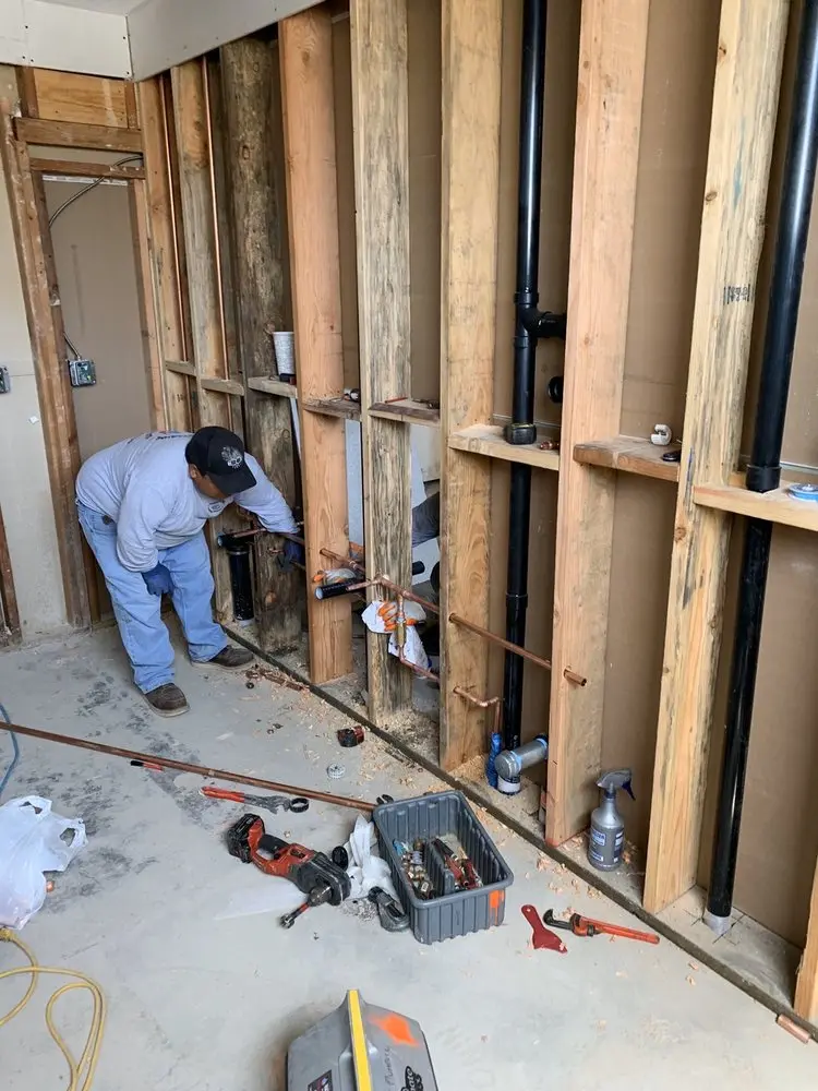 Commercial rough-in plumbing for Gas Line Repair in Rosemount
